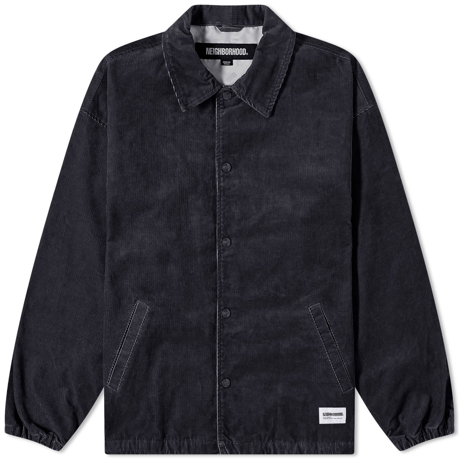 Яке Neighborhood Corduroy Coach Jacket Тъмно синьо | 232SPNH-JKM04-NY, 0