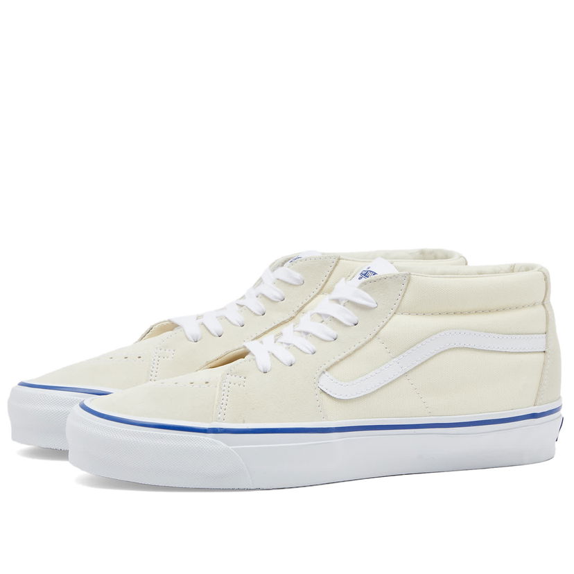 Скеитбординг Vans Men's Sk8-Mid Reissue 83 Sneakers in Lx Off White, Size UK 10 | END. Clothing Бежово | VN000CQQOFW