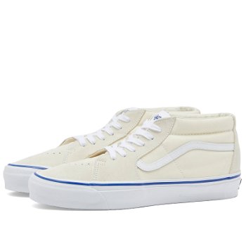 Vans Men's Sk8-Mid Reissue 83 Sneakers in Lx Off White, Size UK 10 | END. Clothing VN000CQQOFW