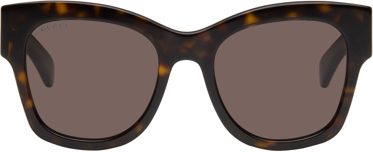 Слънчеви очила Gucci Gucci Butterfly Frame Sunglasses Кафяво | GG1789S-002, 0
