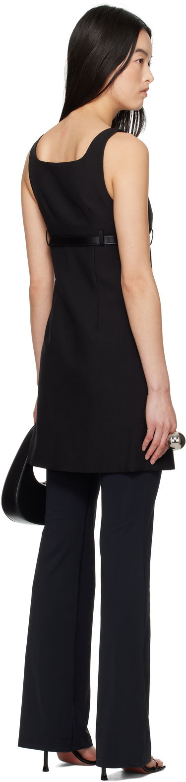Pокля Coperni Coperni Tailored Minidress with Belt Черно | COPR148F3004, 2