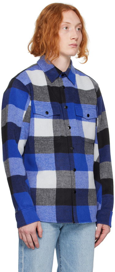 Риза rag & bone Rag & Bone Plaid Jack Shirt Синьо | MBW22HA389RTML, 1