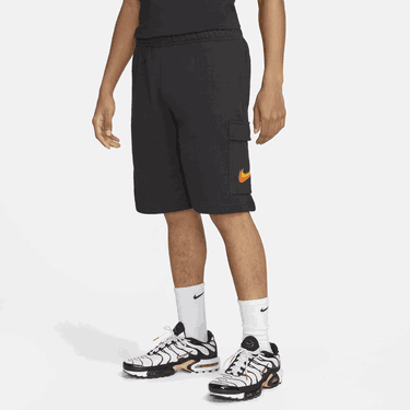 Къси панталони Nike Sportswear French Terry Cargo Shorts Черно | FQ7160-010, 0