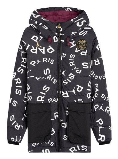 Парка Jordan PSG Paris Saint Germain Down AOP Parka Jacket Черно | CK9736-010