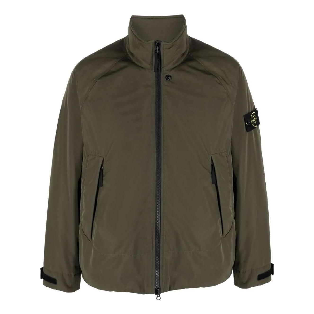 Ветровка Stone Island Compass Patch Zip-Up Windbreaker Зелено | 791541926-V0058, 0