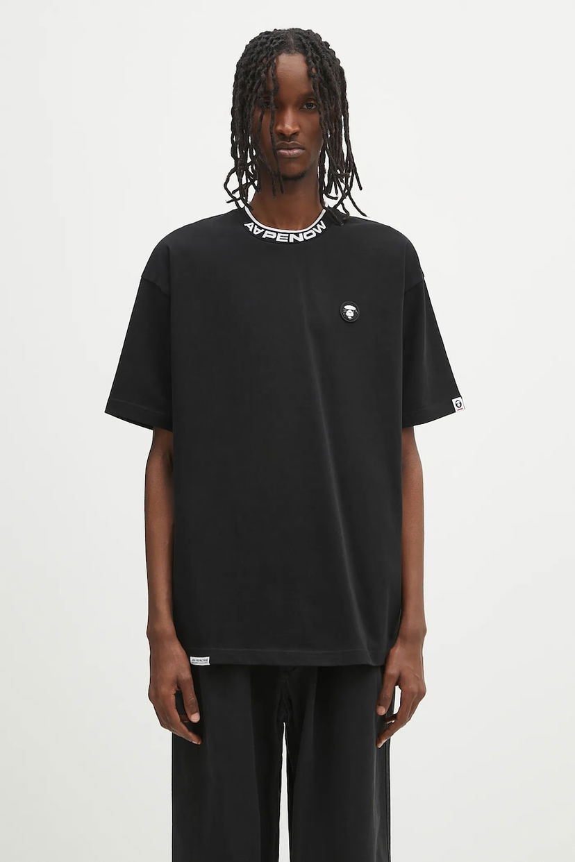 Тениска AAPE by A Bathing Ape AAPE Now Printed T-Shirt Черно | AAPTEM1604XXO
