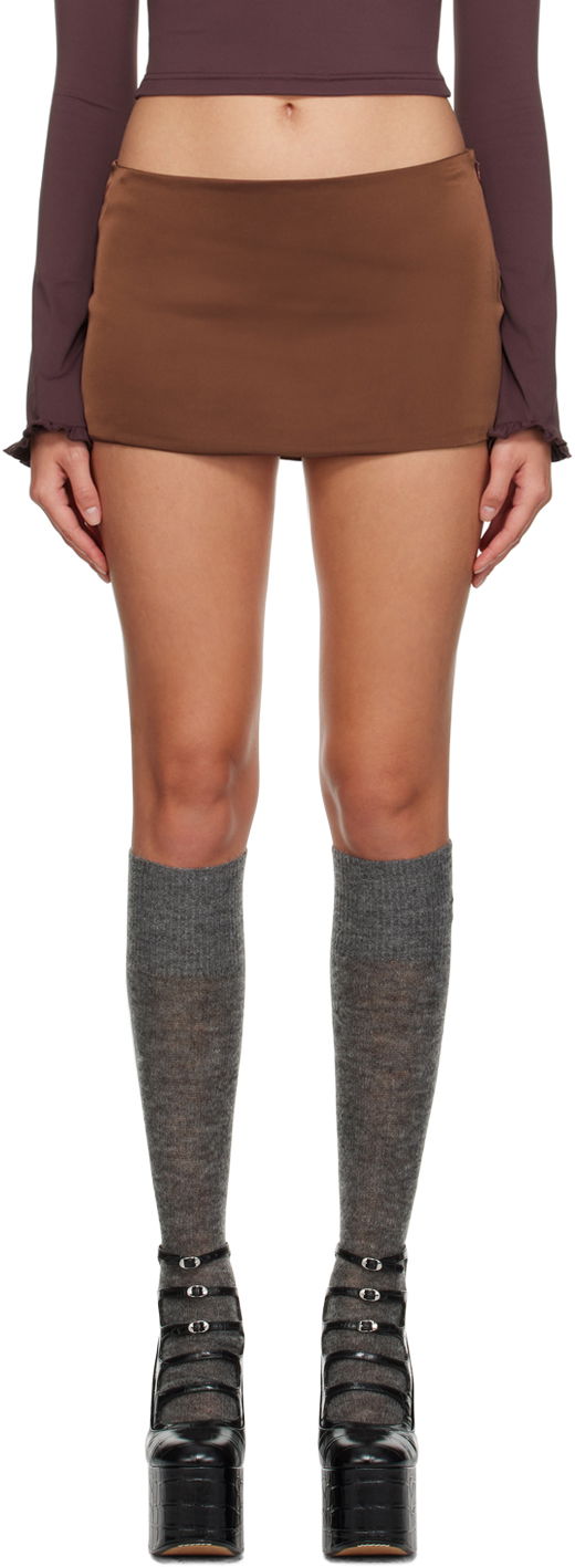 Guizio Zip Miniskirt