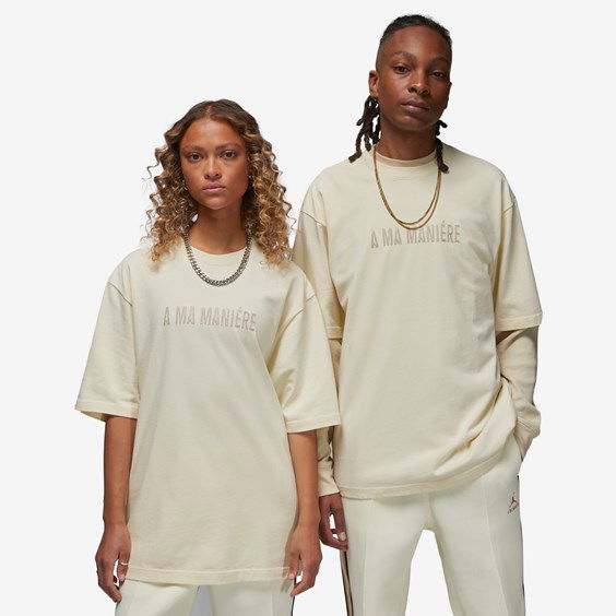 Тениска Jordan A Ma Maniere x Graphic Tee Бежово | DV7468-104, 1
