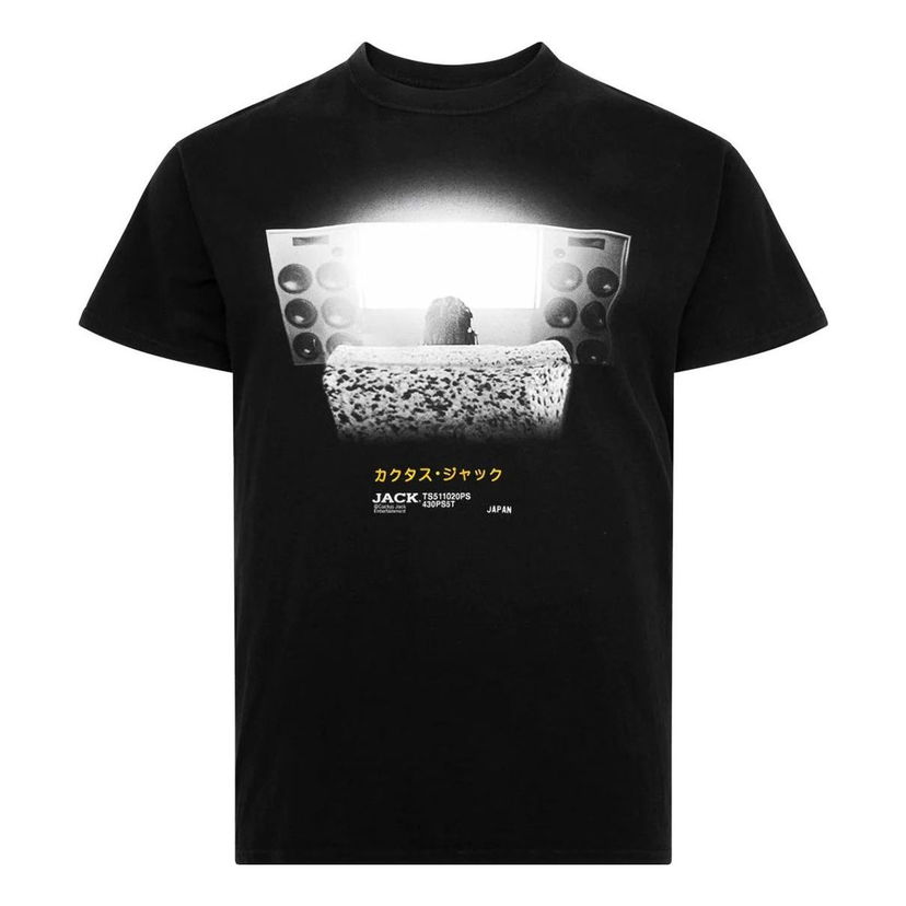 Тениска Cactus Jack by Travis Scott Travis Scott Cactus Jack Playstation Chair T-Shirt Черно | CJPSSS35BLACK