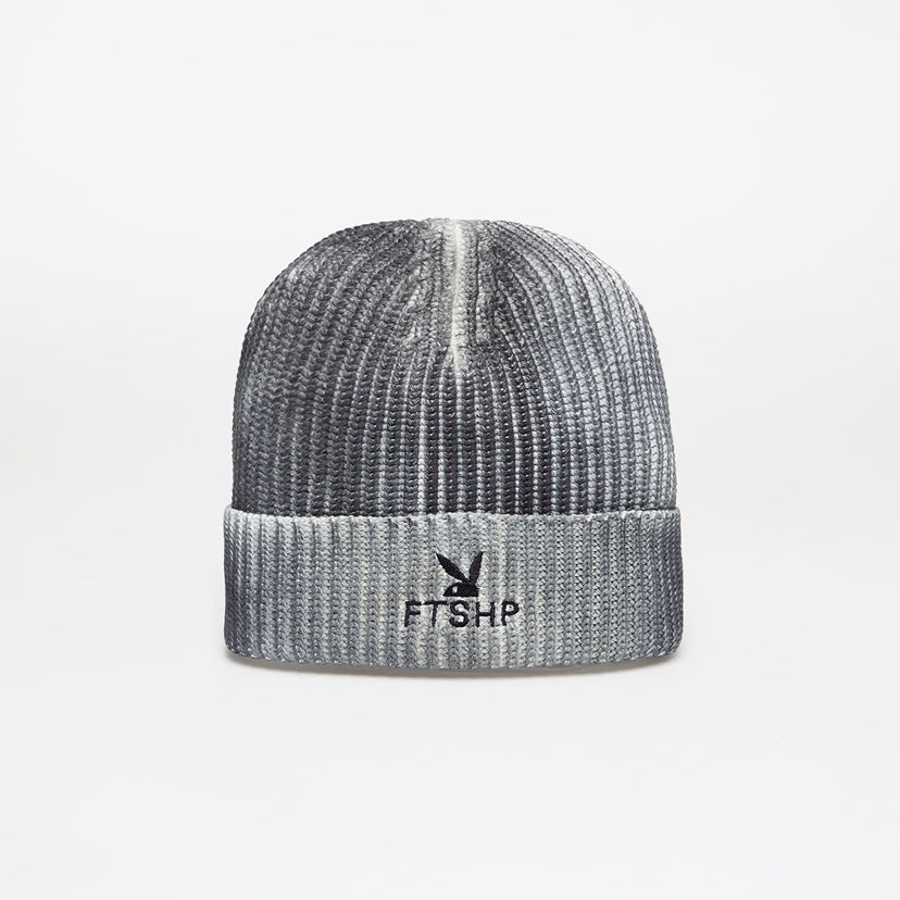 Шапка Footshop Playboy x FTSHP Overdye Beanie Black Сиво | FTSHP_537