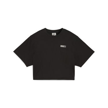 Съкратен топ Puma PUMA x ROSÉ Women's Cropped T-Shirt Черно | 633806_01, 5