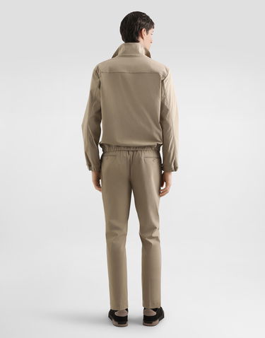 Панталони Dolce & Gabbana Dolce & Gabbana Nylon Canvas Trousers Бежово | GW13ETFUUDDM2827, 2