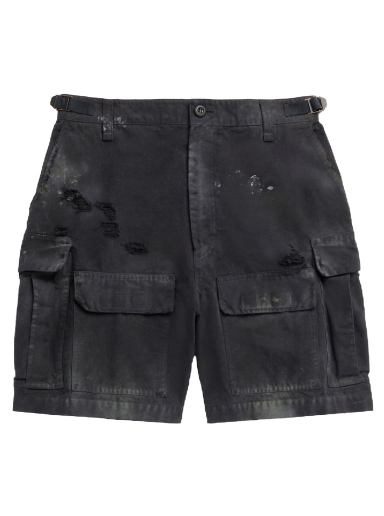 Къси панталони Balenciaga Cargo Shorts Черно | 746516TKP271000