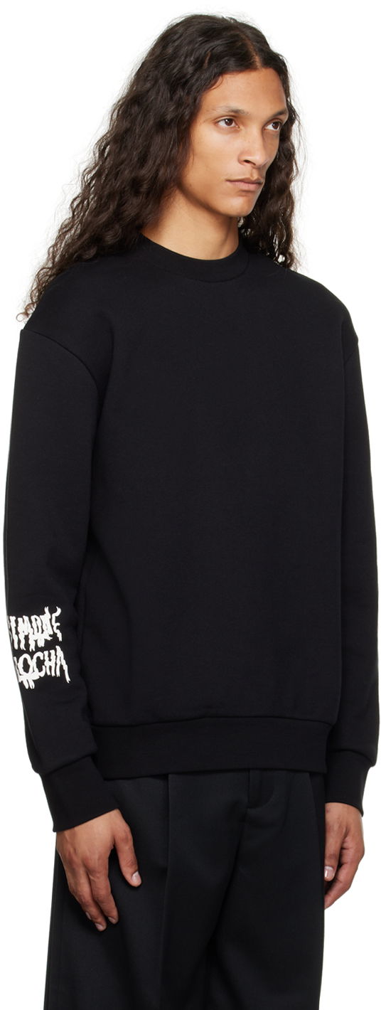 Суитчър Simone Rocha Simone Rocha Ribbon Logo Sweatshirt Черно | 5287P19P20-M 0568, 1