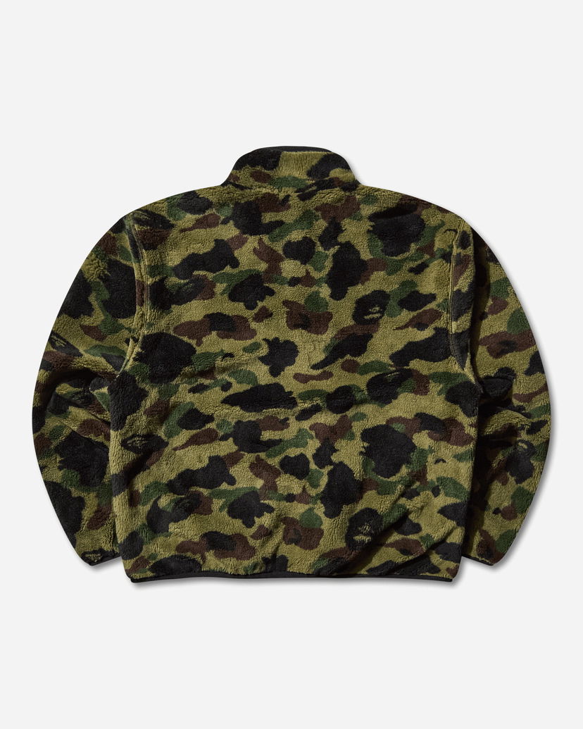 Яке BAPE 1st Camo Fleece Jacket Многоцветен | 1L80140009 GREEN