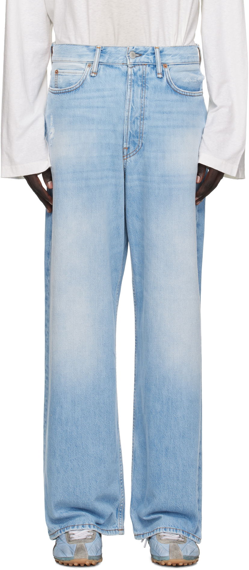 Дънки Acne Studios Acne Studios Loose Fit 1981 Jeans Синьо | C00097-