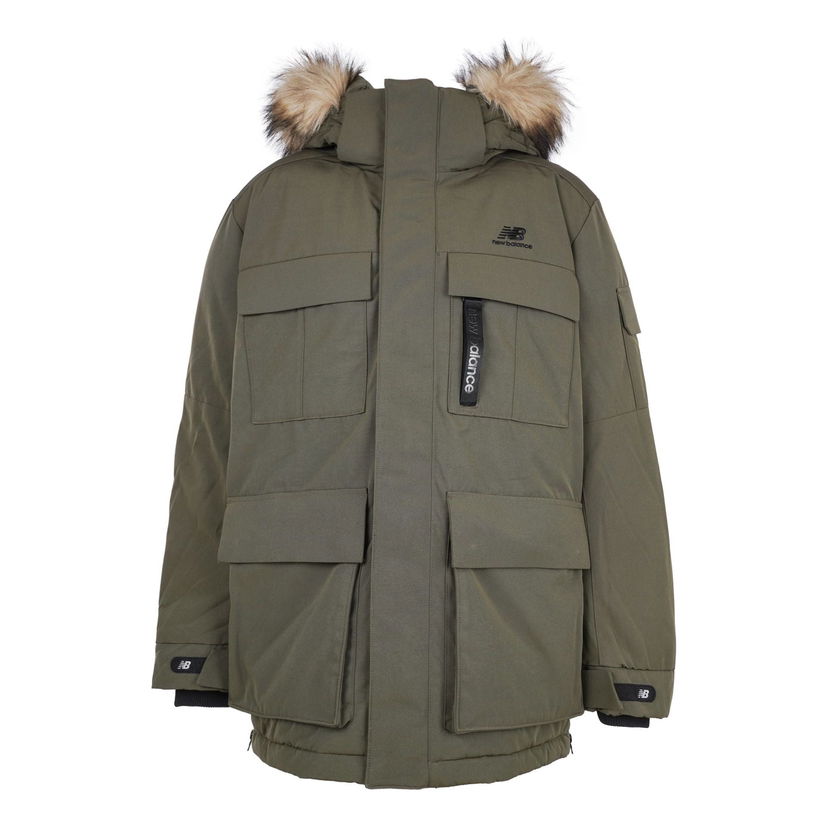 Парка New Balance Warm Long Down Jacket Зелено | NPA46021-KH