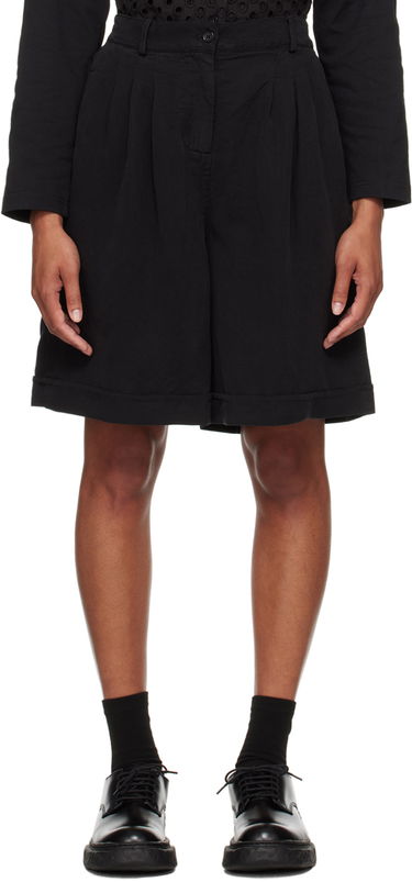 Къси панталони YMC Long Walking Shorts Черно | Q9WAA, 0
