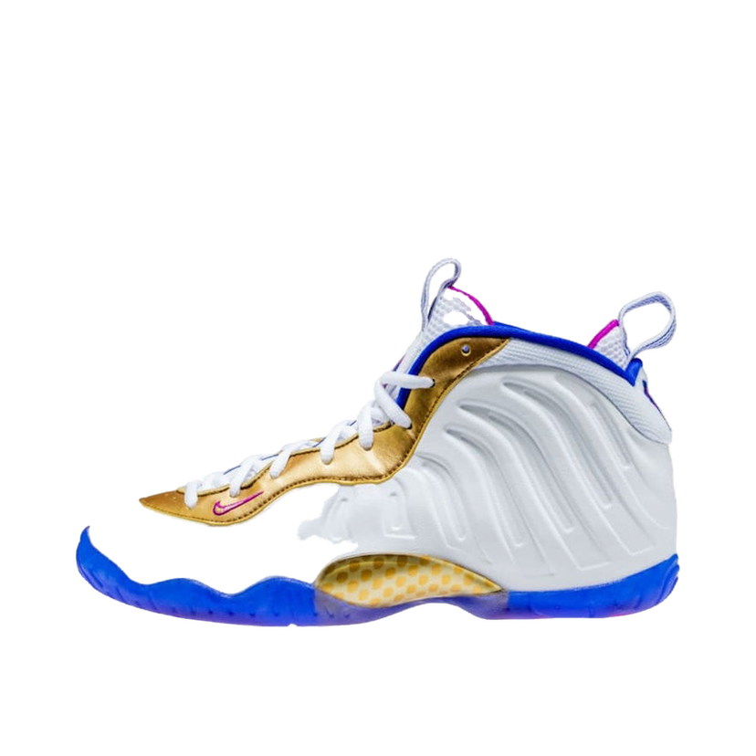 Кецове и обувки Nike Air Foamposite One Peanut Butter & Jelly Бяло | 644791-103