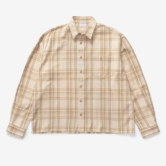 Риза John Elliott Hemi Oversized Shirt Бежово | E047I65440A, 0