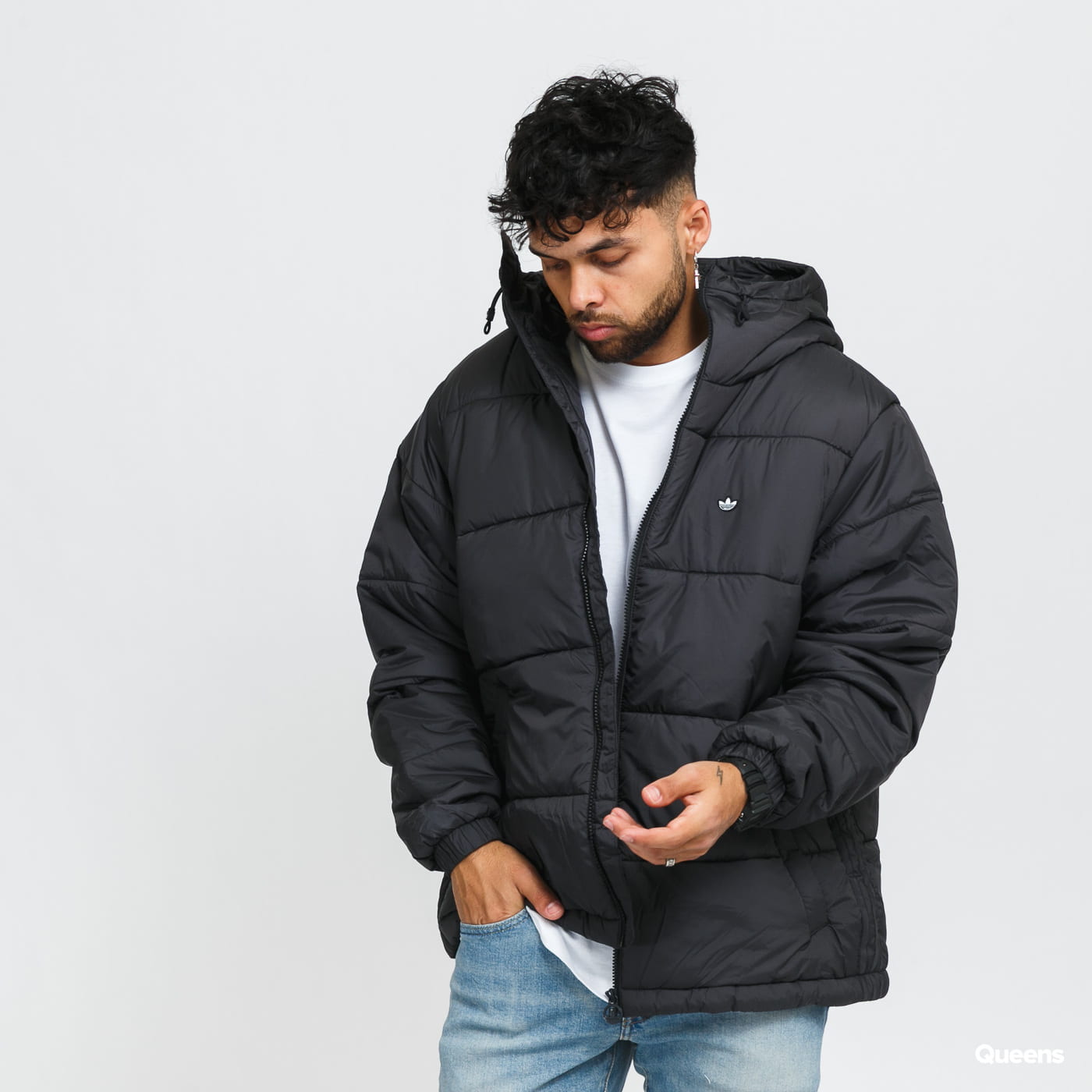Пухо яке adidas Originals Padded Hooded Puffer Черно | h13555, 0