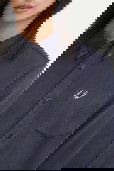 Риза Fred Perry Fred Perry Button-Down Oxford Shirt Тъмно синьо | M1737, 3