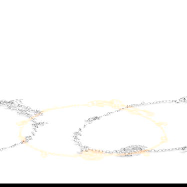 Гривна Gucci Interlocking G Diamond Bracelet Бежово | YBA729403002017, 0