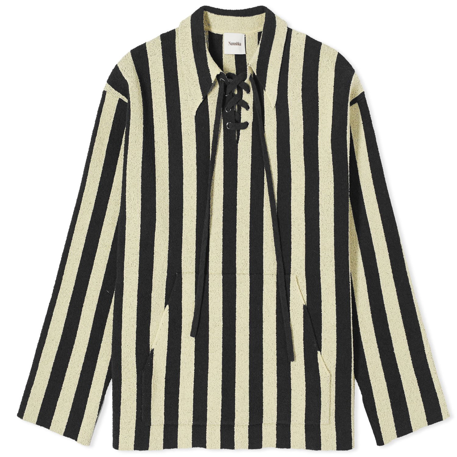 Пуловер Nanushka Jolyn Striped Knit Jumper Бежово | NU24RSSW00899, 0