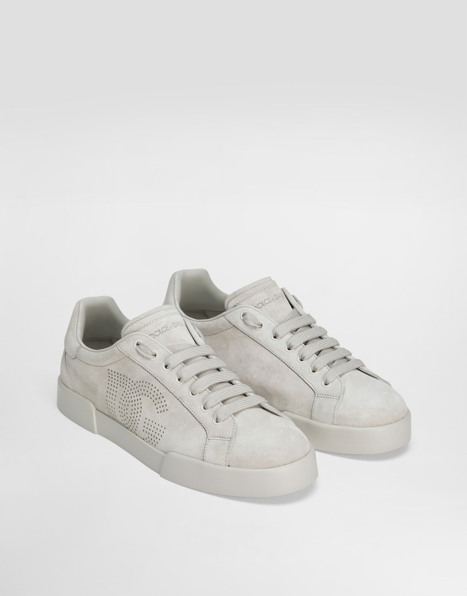 Кецове и обувки Dolce & Gabbana Dolce & Gabbana Calfskin Strobel Portofino Light Бяло | CS2324A9T6787565, 1