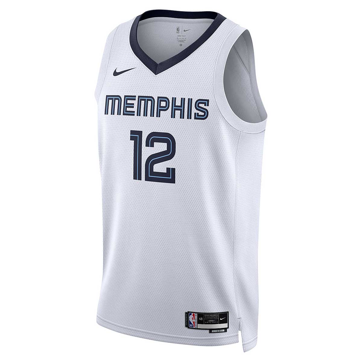 Фланелка Nike Dri-FIT NBA Memphis Grizzlies Association Edition 2022/23 Swingman Jersey Бяло | DN2082-100, 1