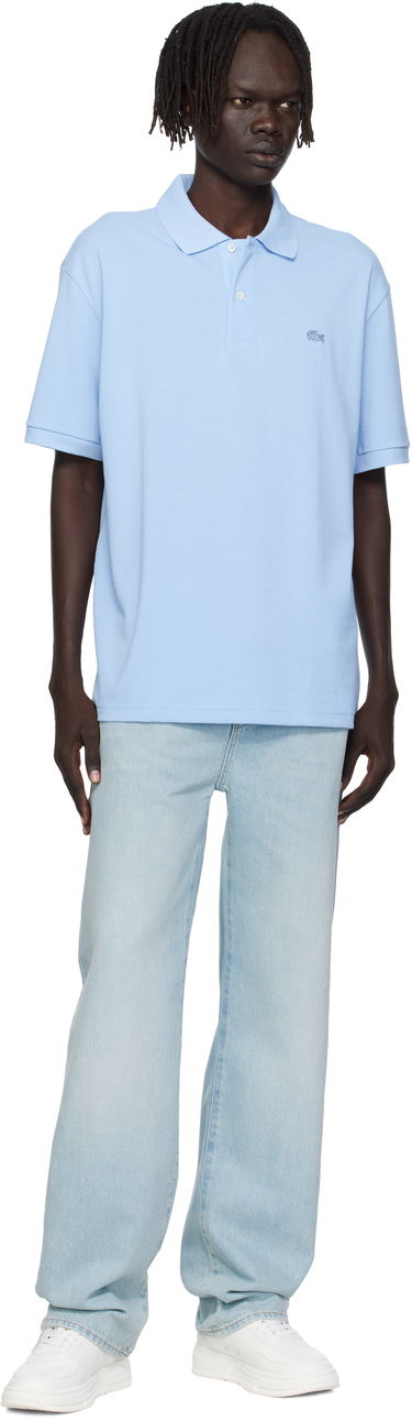 Поло тениска Lacoste Lacoste Croc Signature Polo Синьо | PH7757_HBP, 3