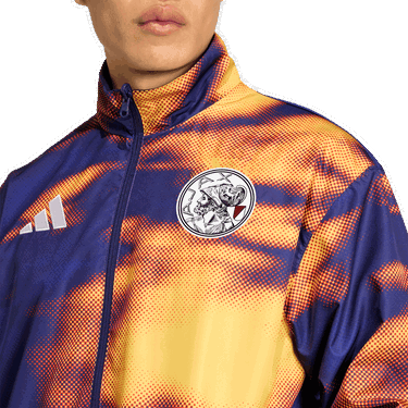 Ветровка adidas Performance Ajax Amsterdam x ID&T Graphic Track Top Многоцветен | JZ1585, 2