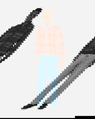 Риза OUR LEGACY Evening Polo Rust Geezer Check Червено | M2243ER 001, 4