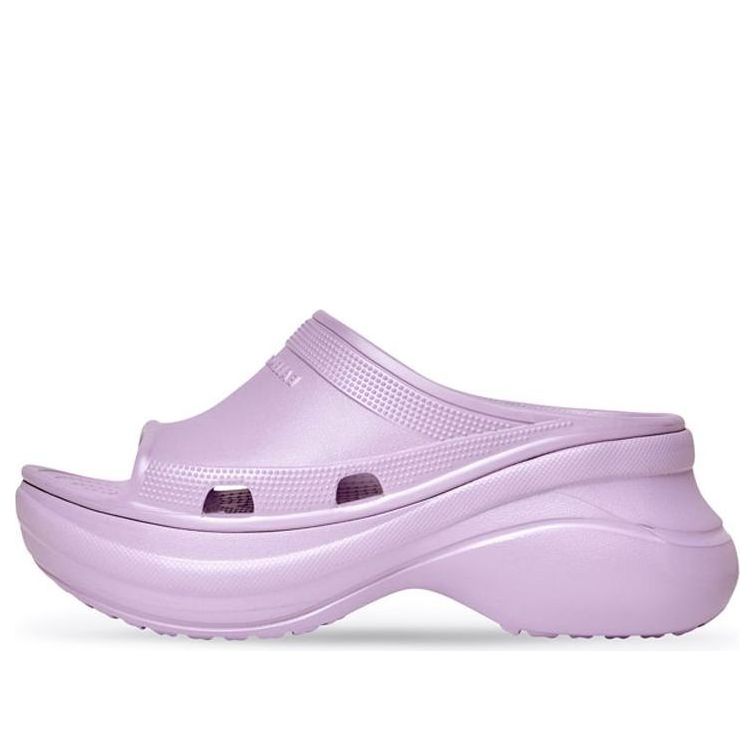 Кецове и обувки Balenciaga Balenciaga x Crocs Platform Slides Лилаво | 677389W1S8E5600, 0