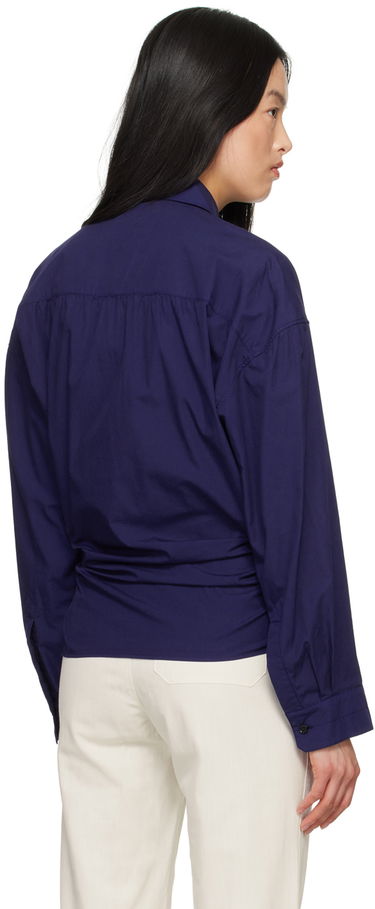 Риза LEMAIRE LEMAIRE Women's Twisted Button-Up Shirt Синьо | SH1032 LF445, 2