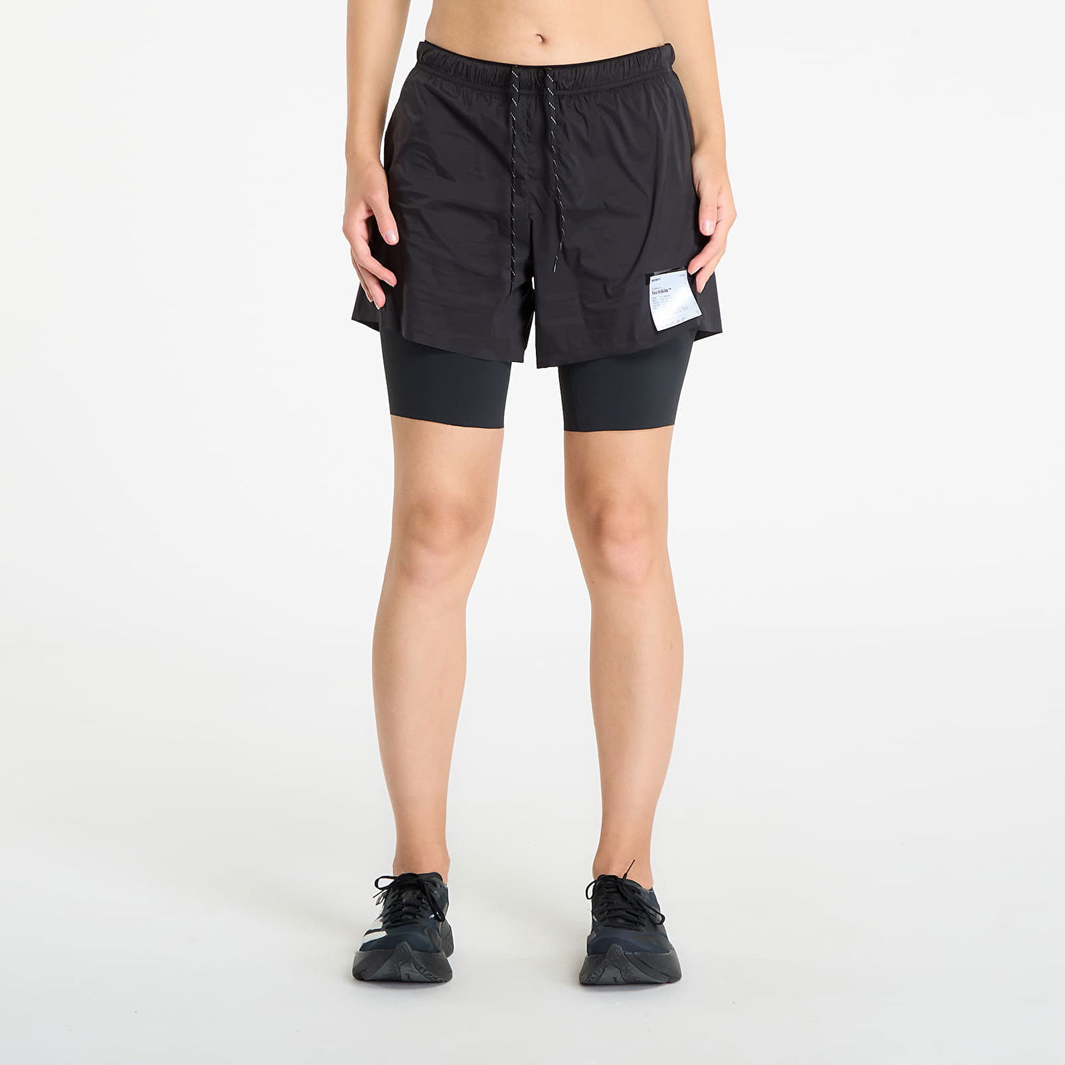 Къси панталони Satisfy Satisfy TechSilk 8" 2-in-1 Shorts Черно | 12046-00000, 0