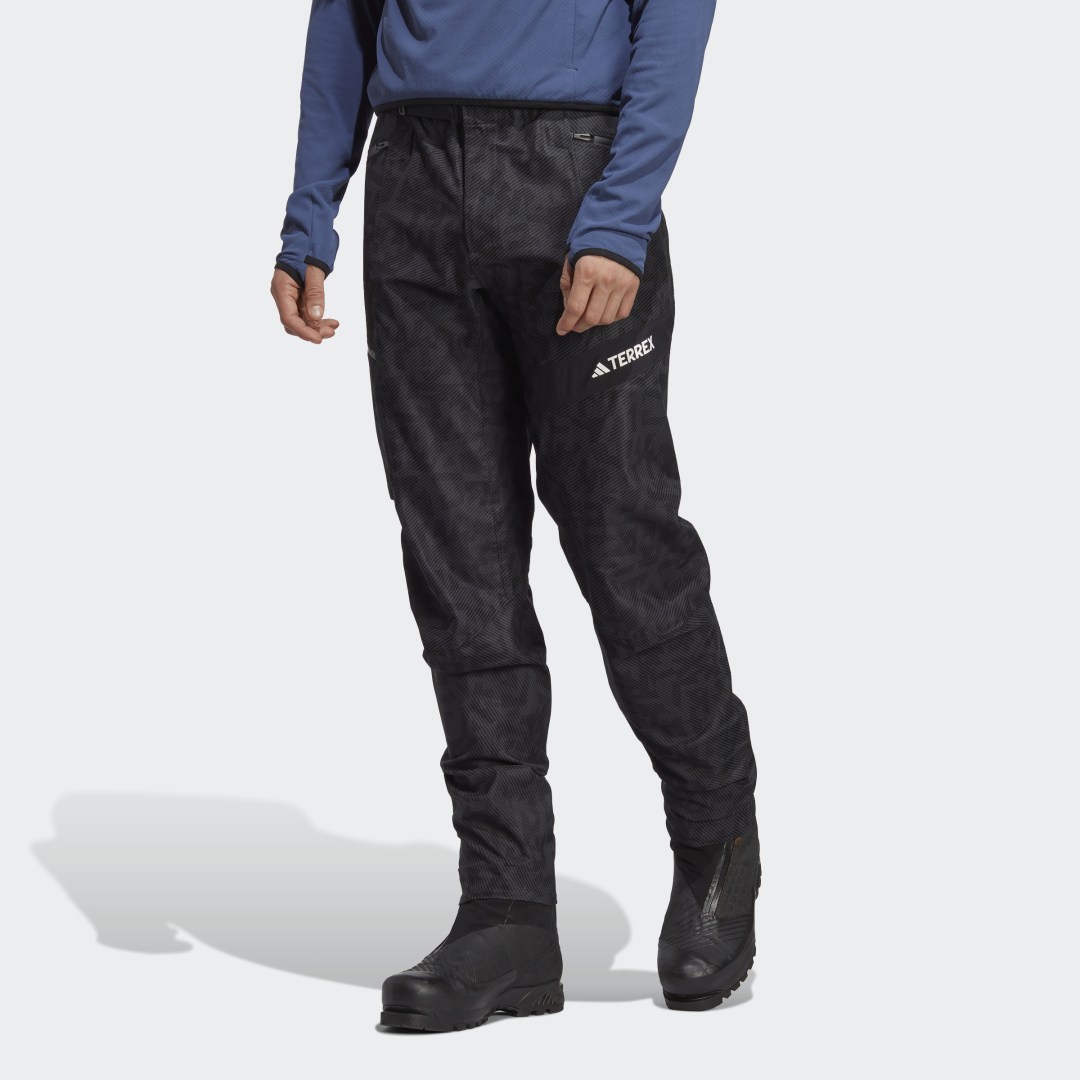 Панталони adidas Originals Terrex Techrock RAIN.RDY Pants Тъмно синьо | HU1828, 0