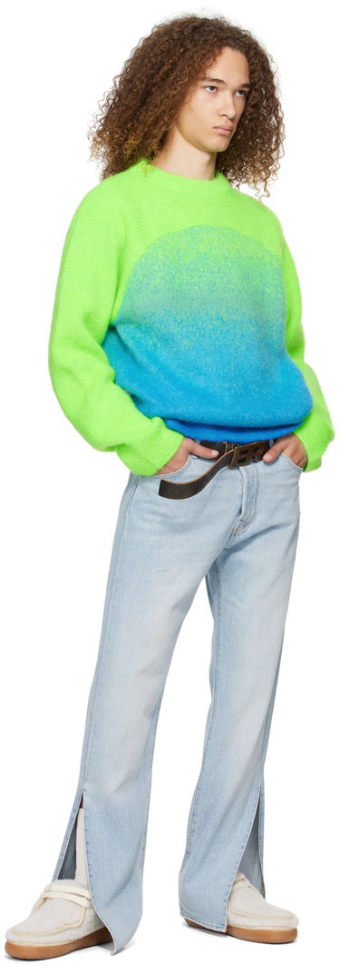 Пуловер ERL Gradient Knit Sweater Зелено | ERL07N001, 3