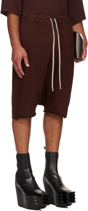 Къси панталони Rick Owens Rick Owens DRKSHDW Concordians Drawstring Pods Shorts Кафяво | DU02E7380 RIGP, 1
