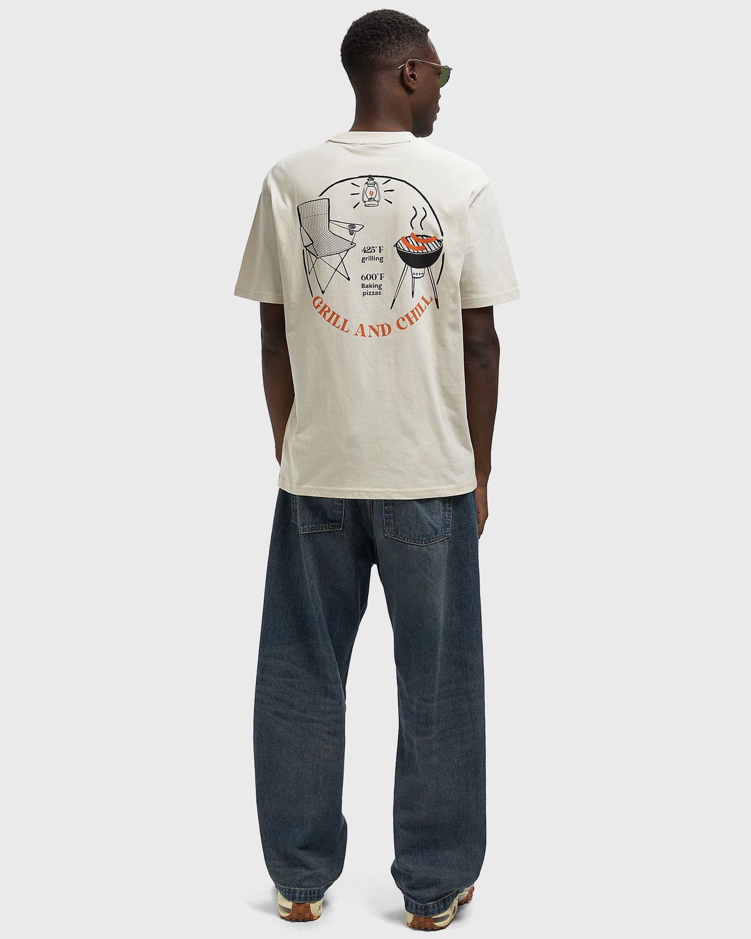 Тениска Napapijri Short Sleeve T-Shirt Yukis Wavy Logo Бежово | NP0A8925N1J1, 1