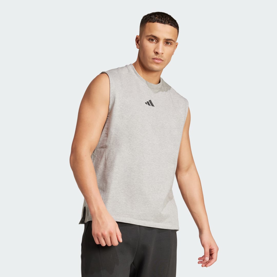 Потник adidas Performance D4T X Sleeveless Tee Сиво | KB9831, 0