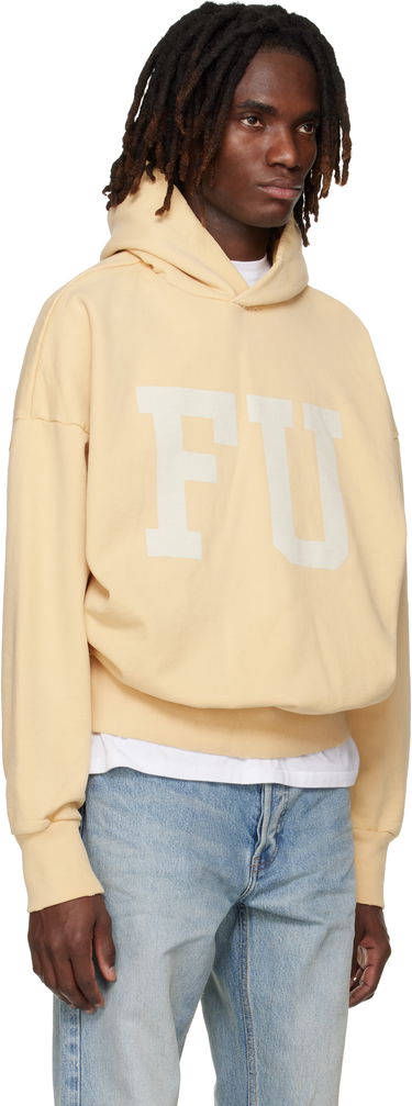 Суитчър Fear of God 'Educate' Relaxed-Fit Graphic Hoodie Жълто | FG25FW12-12111BHF-708, 1