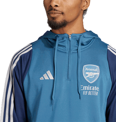 Суитчър adidas Originals Arsenal FC TR Training Hoodie Синьо | jj1794, 3