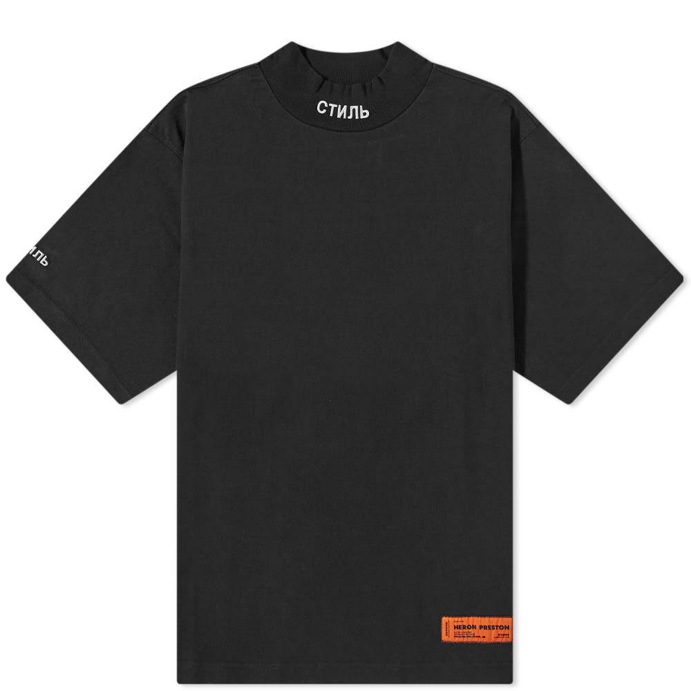 Тениска HERON PRESTON Regular Turtleneck CTNMB Tee Черно | HMAA021F21JER0021001, 0
