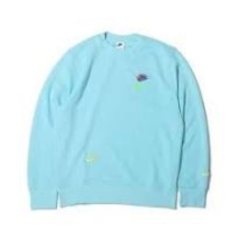 Пуловер Nike Essential Plus Club Terry Crewneck Sweatshirt Синьо | DJ6915-482