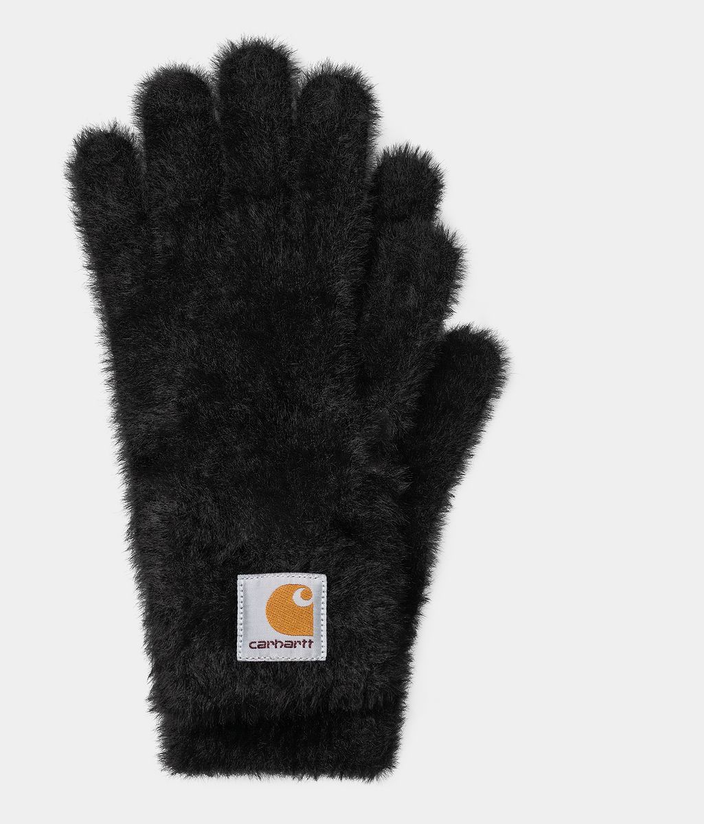 Ръкавици Carhartt WIP Chedda Faux Fur Gloves L-XL Черно | I035512_18, 0