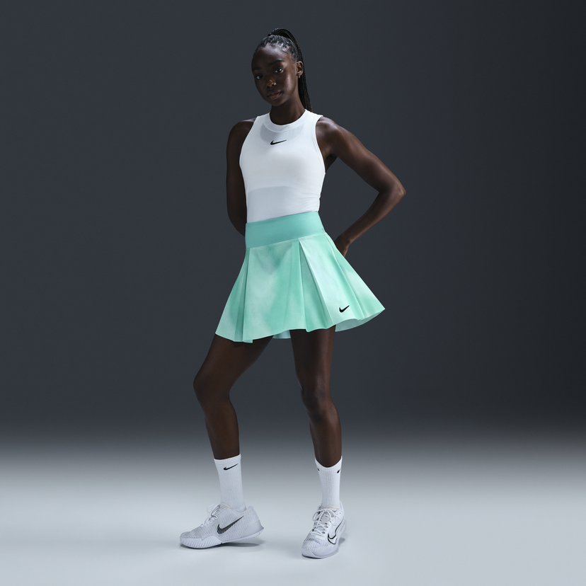 Пола Nike Advantage Dri-FIT Print Tennis Skirt Тюркоазено | FQ2153-474