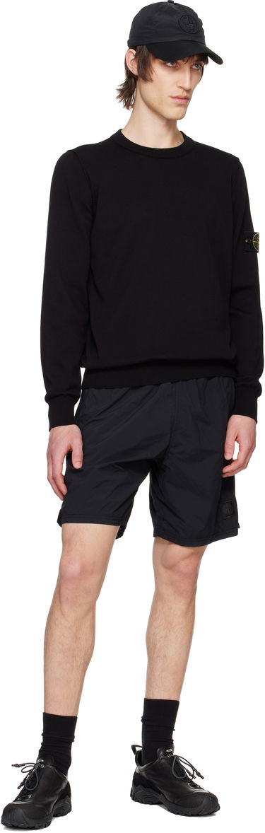 Пуловер Stone Island Stone Island Organic Cotton Crewneck Sweater Черно | K1S15 5100053 S00B2, 4
