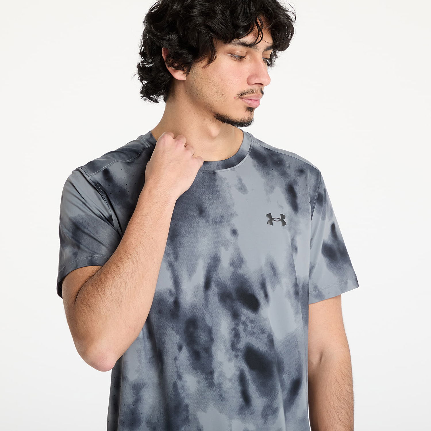 Тениска Under Armour Launch Elite Print Short Sleeve T-Shirt Сиво | 1389804-024, 1