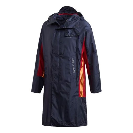 Дъждобран adidas Originals BED J.W. FORD Long Jacket Тъмно синьо | FI8835